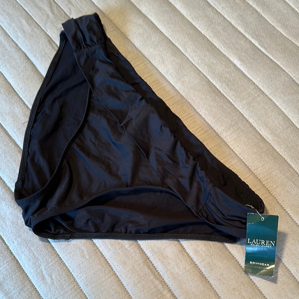 Ralph Lauren Classic Black Swimwear Bottom - Picture 11 of 11
